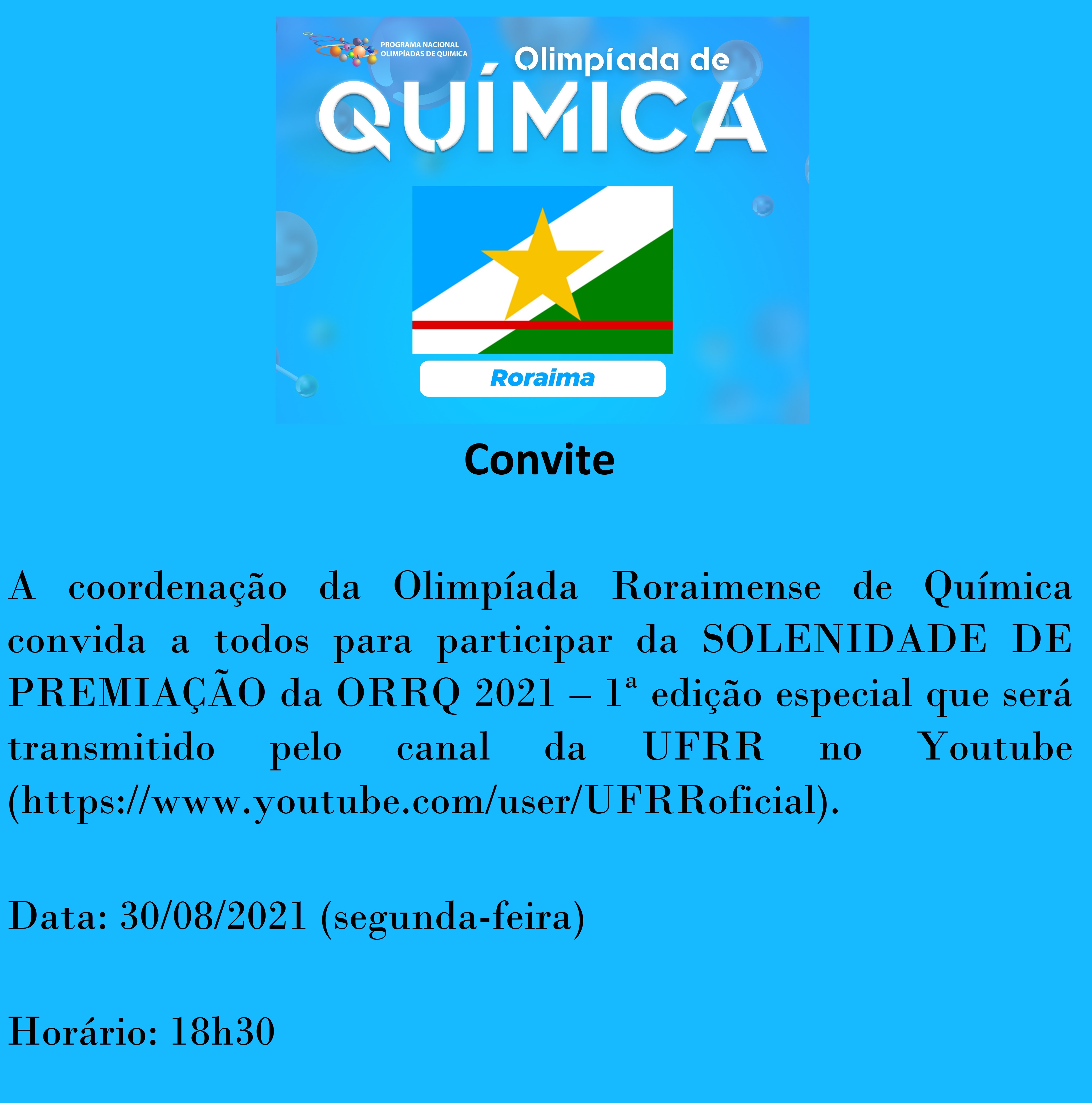 SOLENIDADE DE PREMIAÇÃO DA ORRQ 2021 – 1ª edição especial